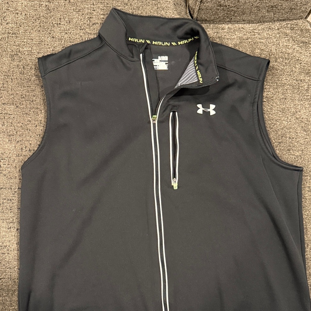 Under Armour Black Vest with White Accents
